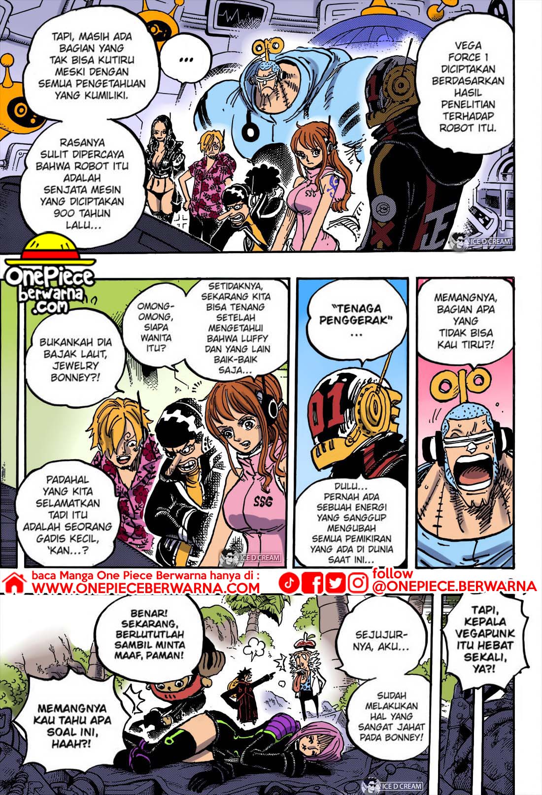 Baca manga komik One Piece Berwarna Bahasa Indonesia HD Chapter 1067
